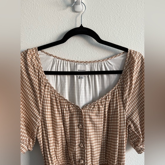 REFORMATION
Roland Dress In Anzo Check - Picture 7 of 11